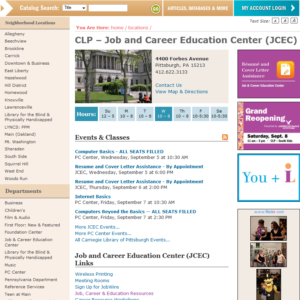 Original JCEC location page